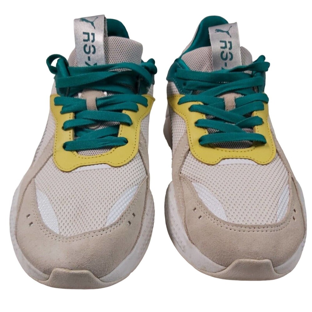 Puma RS-X Sneakers in Beige, Yellow, and Teal